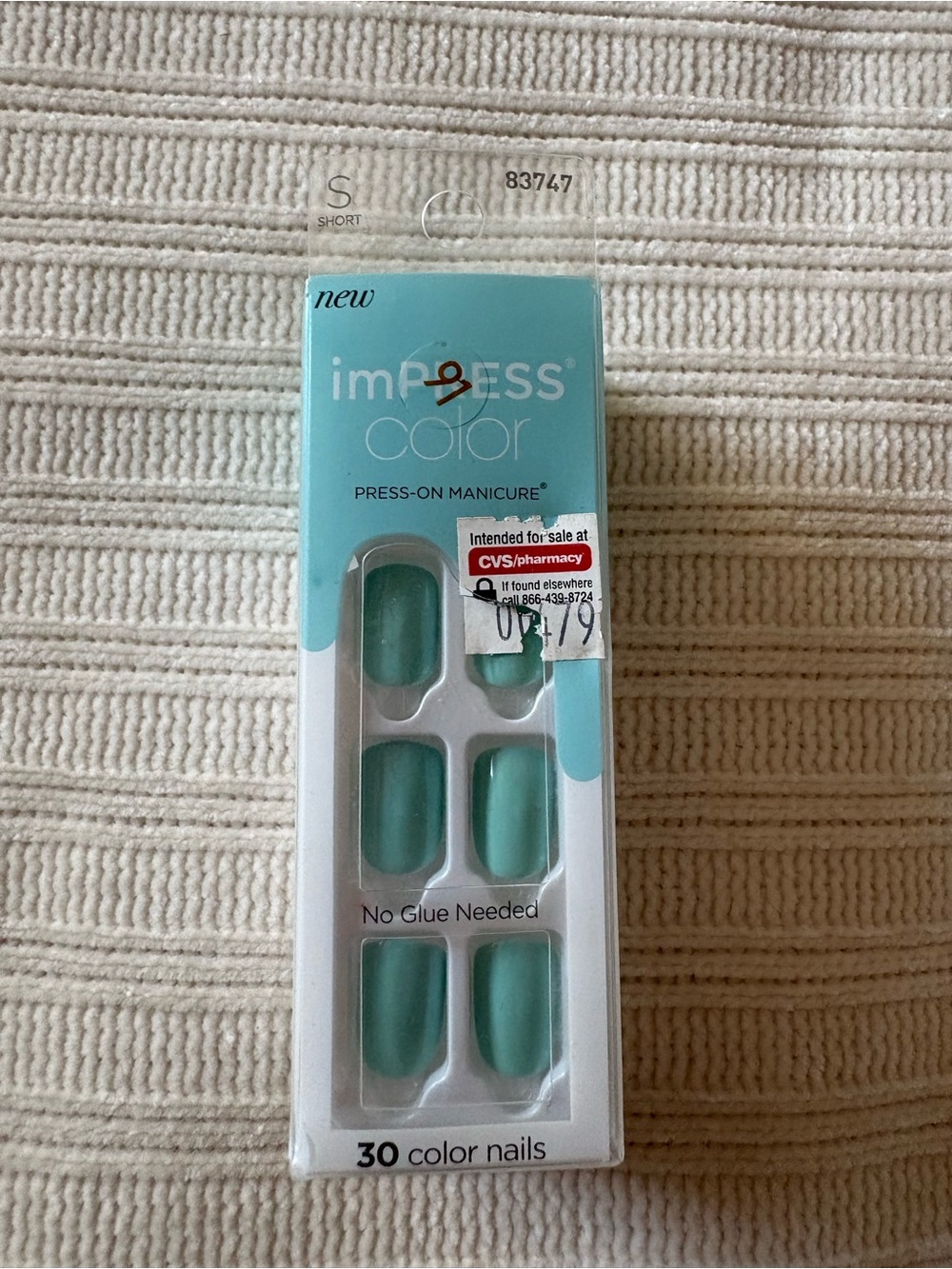 imPRESS Teal Press-On Manicure Nails